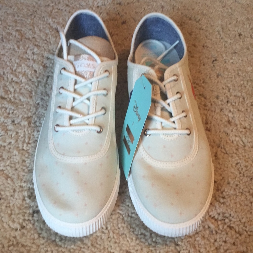 New Disney Toms Fairy Godmother canvas sneakers